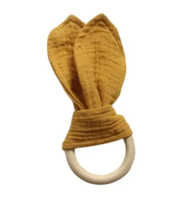 Laker & The Moon "Tumeric" Bunny Ears Teething Ring